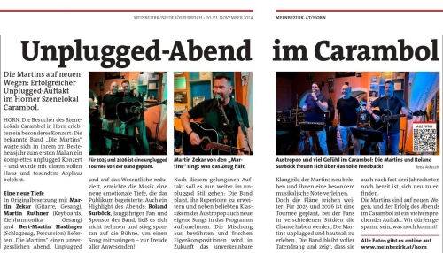 Die Martins - Bezirksblaetter 20. November 2024